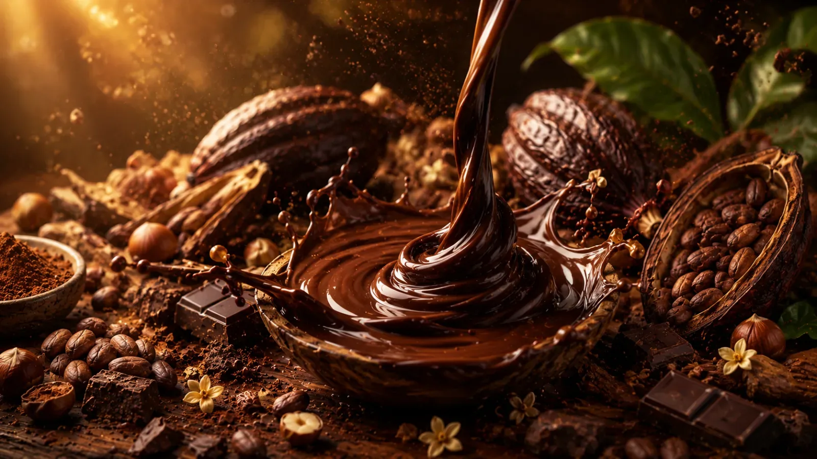 Chocolate Majestic em composição premium